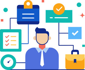 Modern Task Management and Productivity Concept