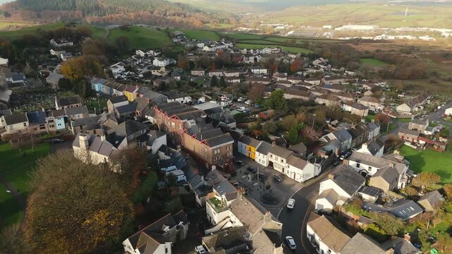 Llantrisant Drone Rhondda Cynon Taf Valleys Nature Welsh South Wales