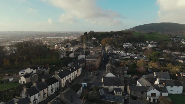 Llantrisant Drone Rhondda Cynon Taf Valleys Nature Welsh South Wales
