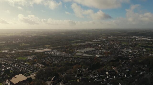 Llantrisant Drone Rhondda Cynon Taf Valleys Nature Welsh South Wales