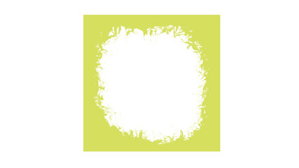 Lime Green Grunge Frame