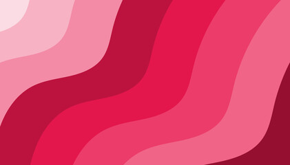 Wavy Red Gradient Background Design - Modern Abstract Curves for Website Backdrops, Graphic Designs, and Presentations