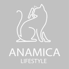 ANAMICA Cat Monogram Logo