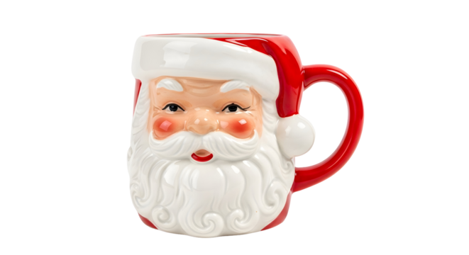 Festive Santa Claus Mug for Hot Beverages - A Jolly Christmas Gift Idea