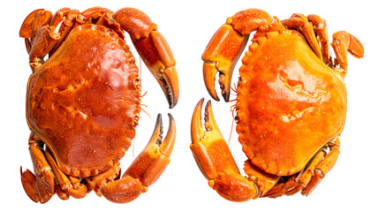 3. Seafood Crab Comparison Set, isolated on transparent background