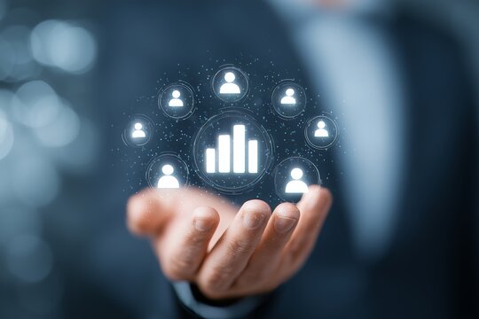 Increasing digital engagement with data visualization and user analytics in a professional business setting