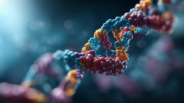Cascading waterfall of gene names in various fonts and colors faceless transcriptomics word cloud defocused RNA seq data background differential gene expression analysis