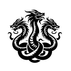 Fototapeta premium hydra tattoo design