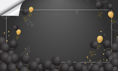 Luxury Celebration Background – Black Friday Sale, Christmas, New Year 2026 Party, Birthday & Anniversary Event