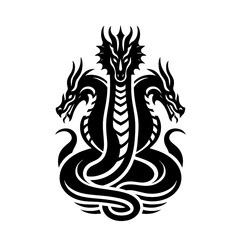 Fototapeta premium hydra tattoo design