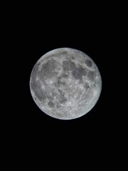 Full bright and detailed Moon