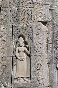 Devata, Prasat Ta Som, Angkor, Cambodia