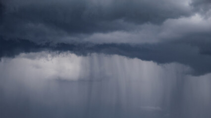 Dark storm clouds symbol of climate change or turmoil
