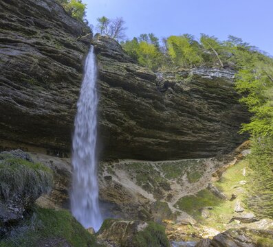 Pericnik Waterfall, Mojstrana, Kranjska Gora, Slovenia