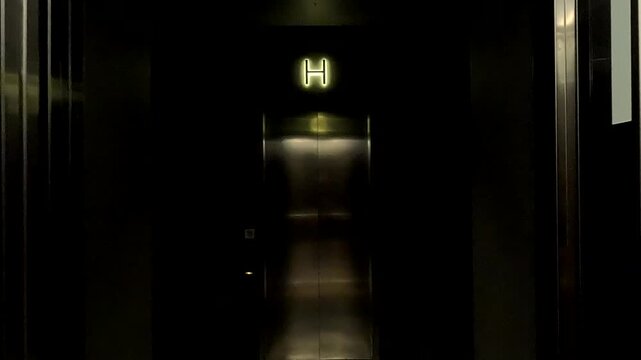 office elevators in the plaza