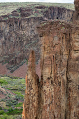 Tall Hoodoos in the Owyhee Canyon of Idaho