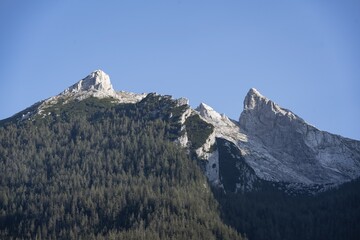 Mountain Peaks The Hochkalter Massif