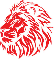 lion head vector illustration