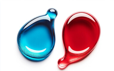 Digital 3D visualization of colorful liquid fusion symbolizing creativity, contrast, and modern design aesthetics isolated on transparent background PNG