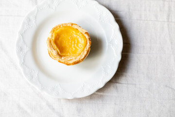 lemon pastry on a plate