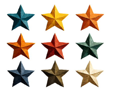 星アイコンベクターイラストセット