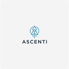 Obraz premium Geometric Monogram Logo