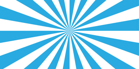 Minimal abstract summer spiral line diagonal vintage summer poster design. shine blue glowing sunrise spiral sunset ray cartoon pop sunburst wallpaper.  © MdLothfor