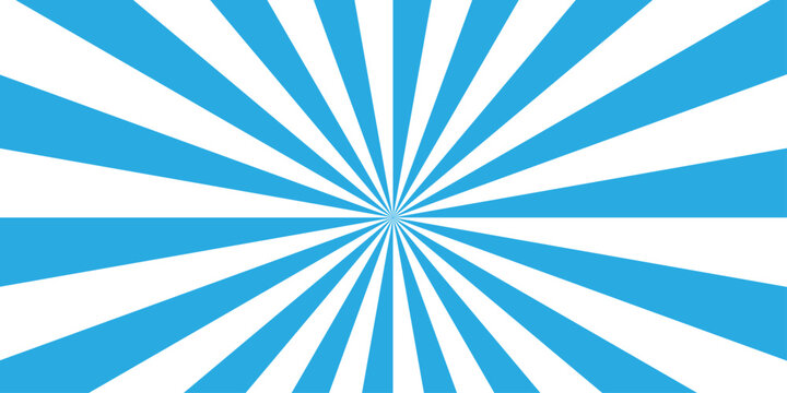 Minimal abstract summer spiral line diagonal vintage summer poster design. shine blue glowing sunrise spiral sunset ray cartoon pop sunburst wallpaper.	