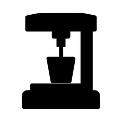 Kitchen stand mixer silhouette for baking and cooking