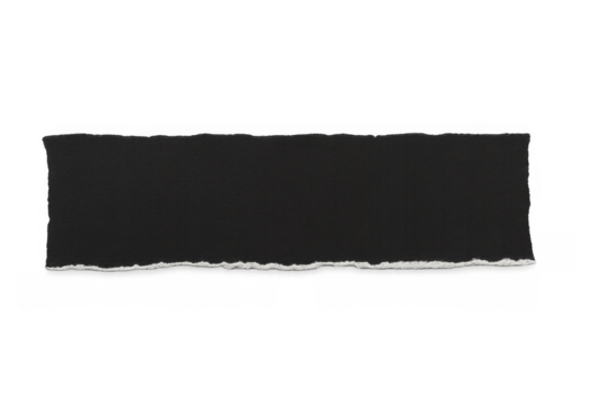 Black torn paper strip with jagged edges providing copy space, ideal for notes, messages, or overlay designs