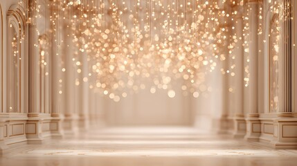 Elegant Hallway with Lights