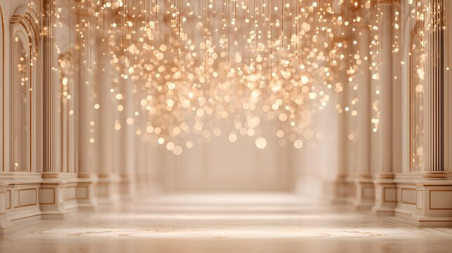 Elegant Hallway with Lights