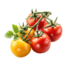 Fresh Tomato Harvesting on Local Farm: Natural Food Produce