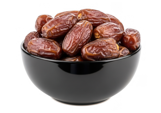 Bowl of fresh dates, a healthy and delicious snack for any time of day