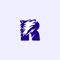 Wolf Letter R Logo.eps