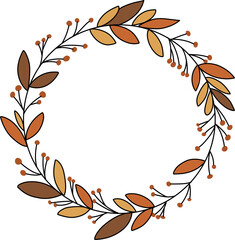 Autumn Leaf Wreath