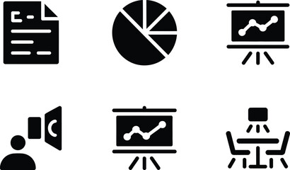 Business strategy and planning meeting with financial reports presentations and collaborative teamwo