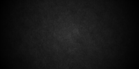 Dark black old wall paper grunge background. black blackboard and chalkboard texture. Dark black concrete wall texture element vintage grunge charcoal paint rough, distress backdrop background.	