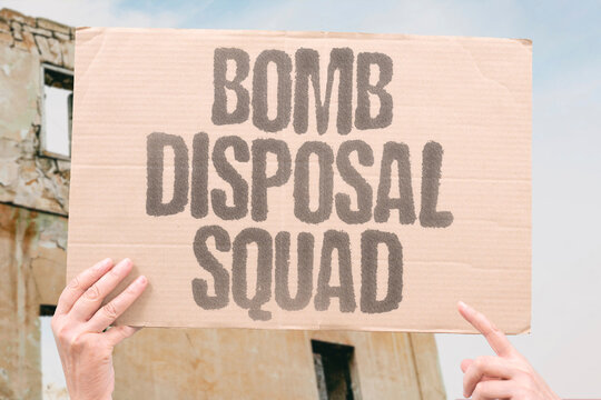 "Bomb Disposal Squad" Experts defuse devices. EOD. BOMB. MINE. SAFE. TEAM.