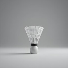 Shuttlecocks on black background 
