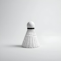 Shuttlecocks on black background 
