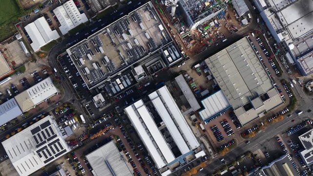 High tech data center, collection of data centres in Slough, the United Kingdom.