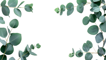 Eucalyptus Elegance: Capturing the simple elegance of eucalyptus branches, its round leaves and subtle hues convey a sense of calm and tranquility.