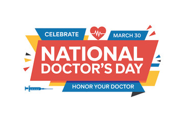 Celebrate national doctor s day with a heartbeat and syringe