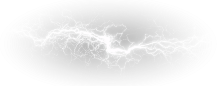 A network of lightning strikes forms intricate patterns. Each bolt glows with electric detail. Ideal for visualizing energy, chaos, or intensity.	