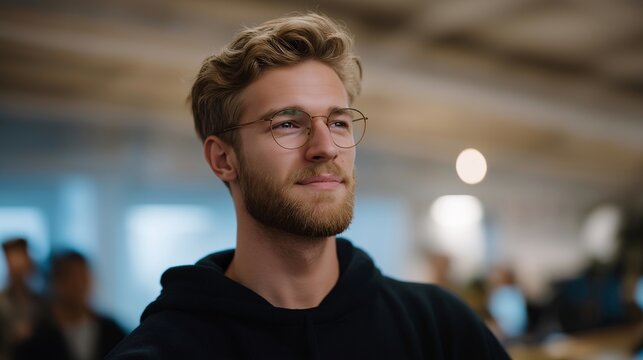 Scene of startup director regaining composure, rallying the team to action &mdash; symbolizing emotional recovery, courage in entrepreneurship, team motivation, and the power of leadership in overcoming