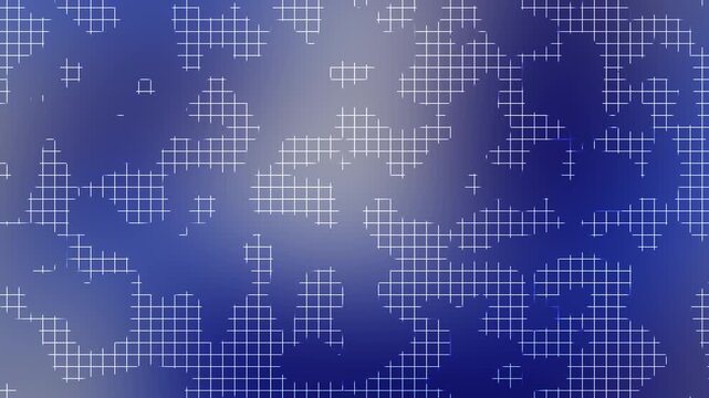 Blue silver gradient geometric grid pattern abstract background with modern glowing mesh style ideal for futuristic design digital art or celebration themes like New Year or tech events