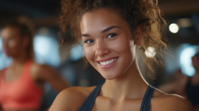 Close-up of adaptive fitness gear and encouraging smiles among diverse participants — highlighting equality in physical health, community connection, and social inclusion through active living.