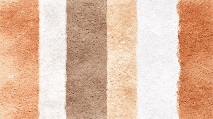 Fototapeta premium stripes of blended earth tones from rust to beige creating a soothing organic pattern, ideal for natural branding, artistic design, or eco illustration with clean layout and copy space. vertical 