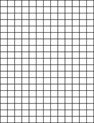 Cuadr&iacute;cula de trazo negro en vertical